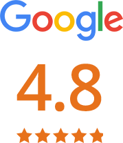 4.8 google review score.