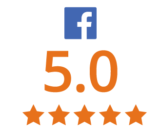 facebook review score 5 out of 5 stars